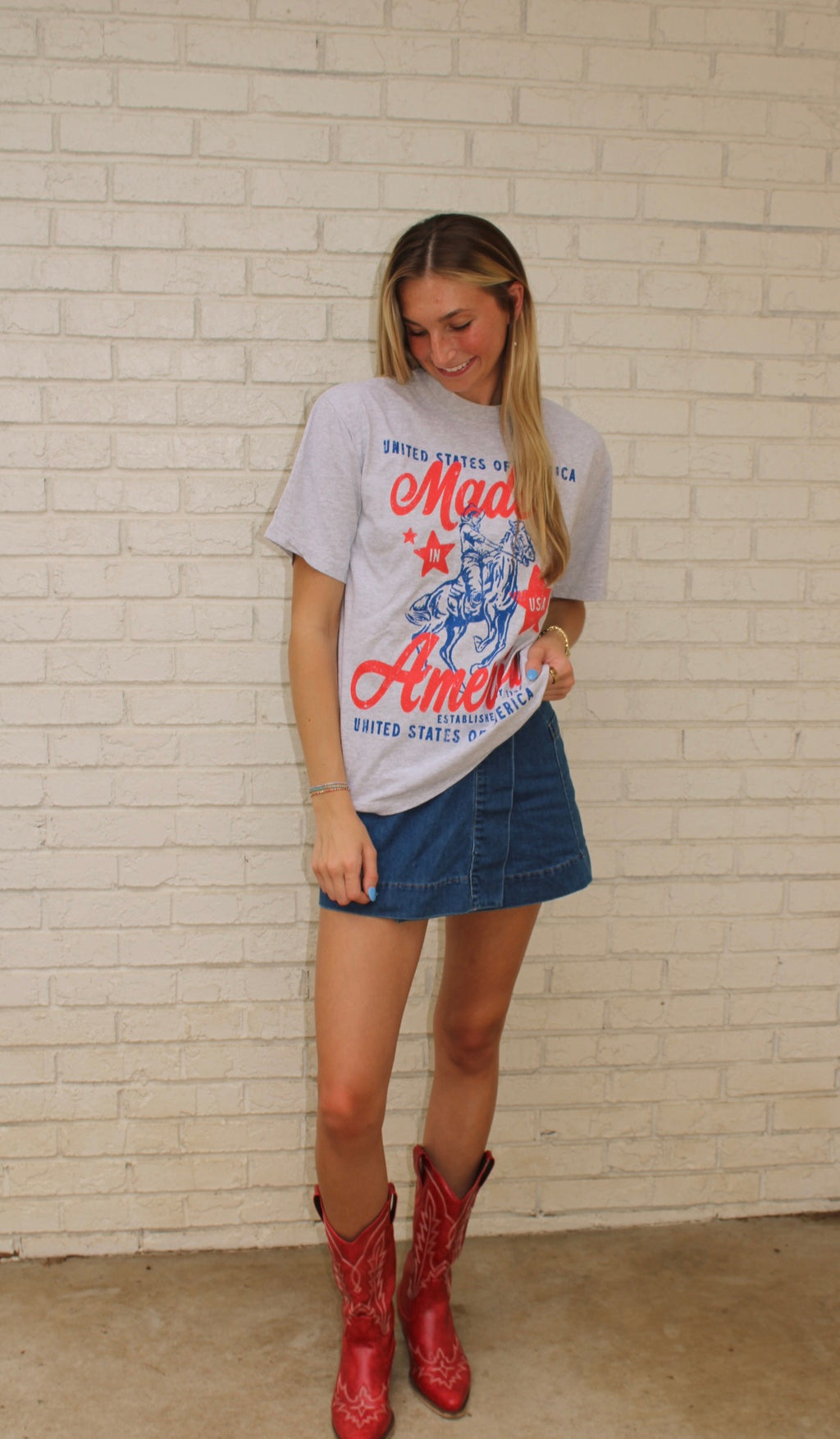 Made in America Tee - Ash Grey