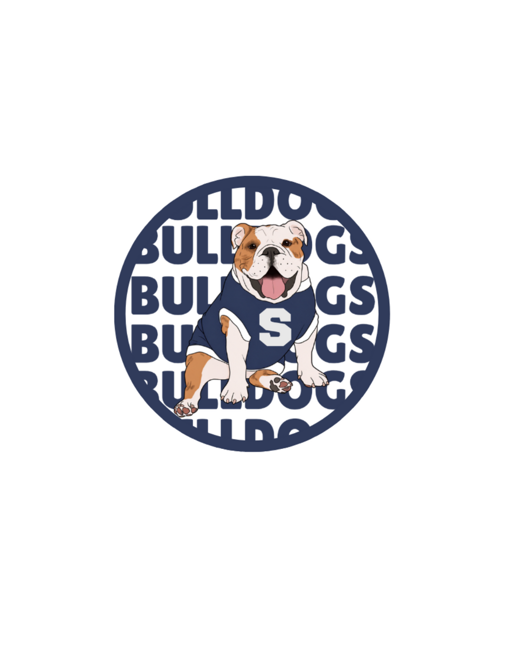 Bulldogs Button