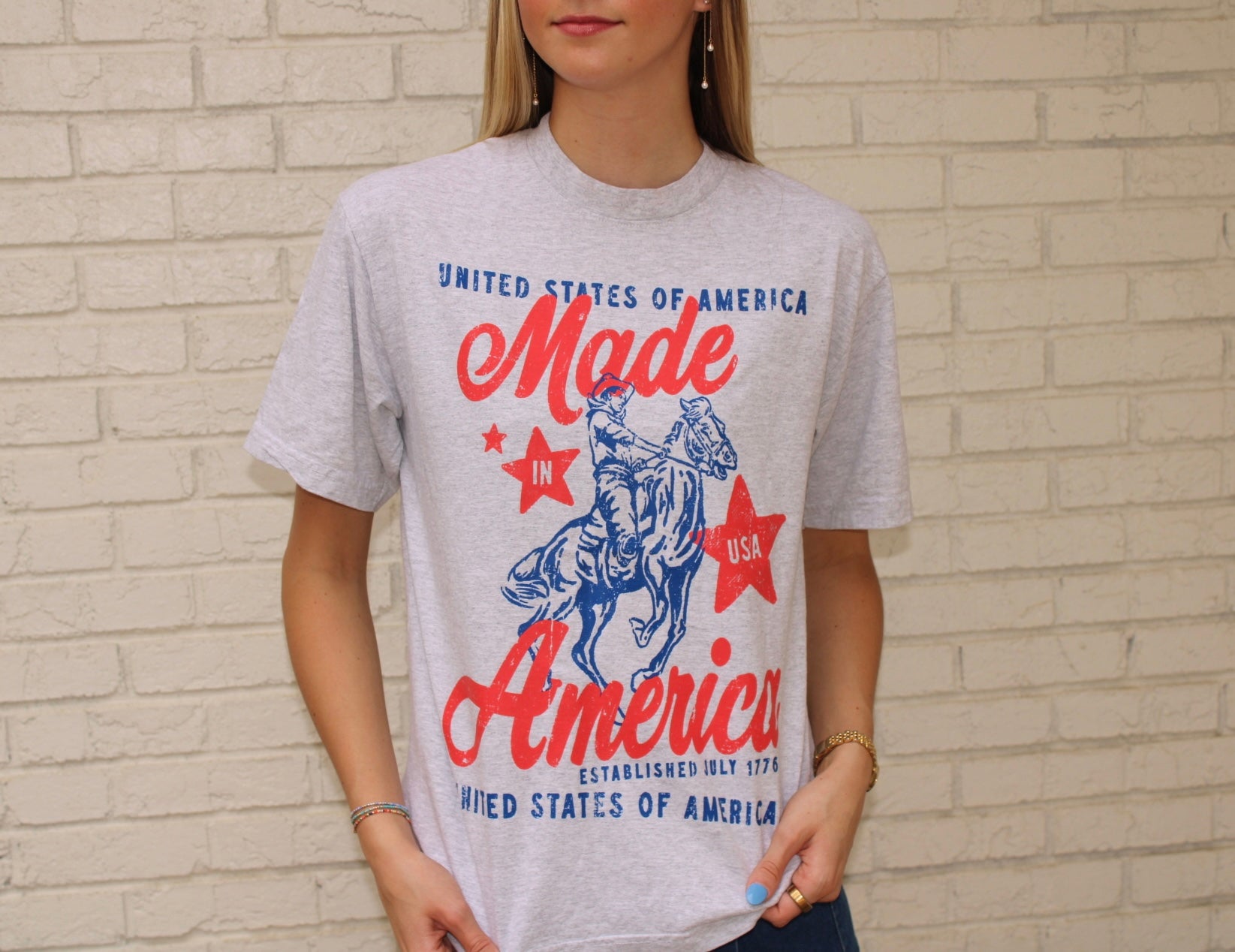 Made in America Tee - Ash Grey