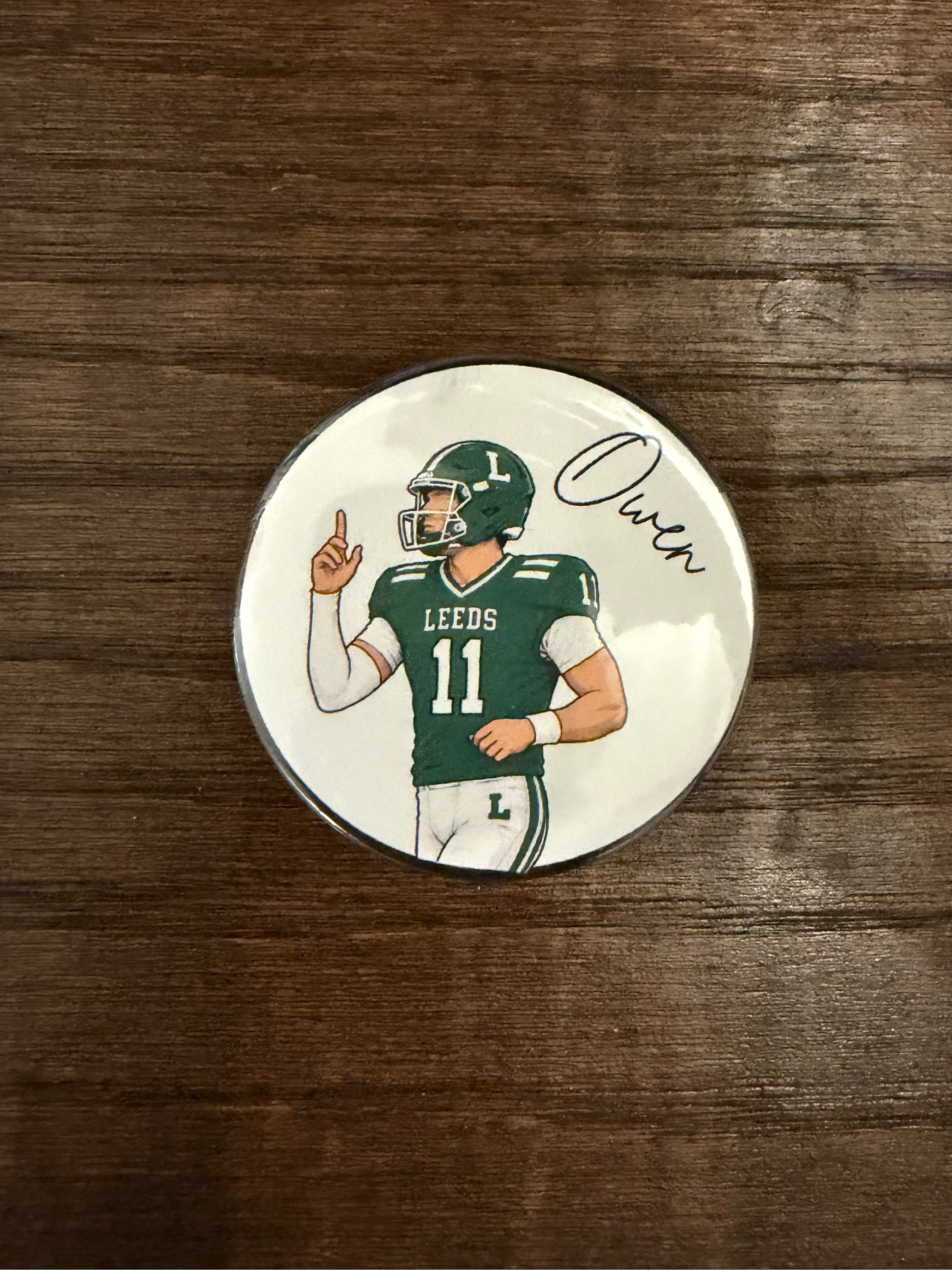 Football Player Button