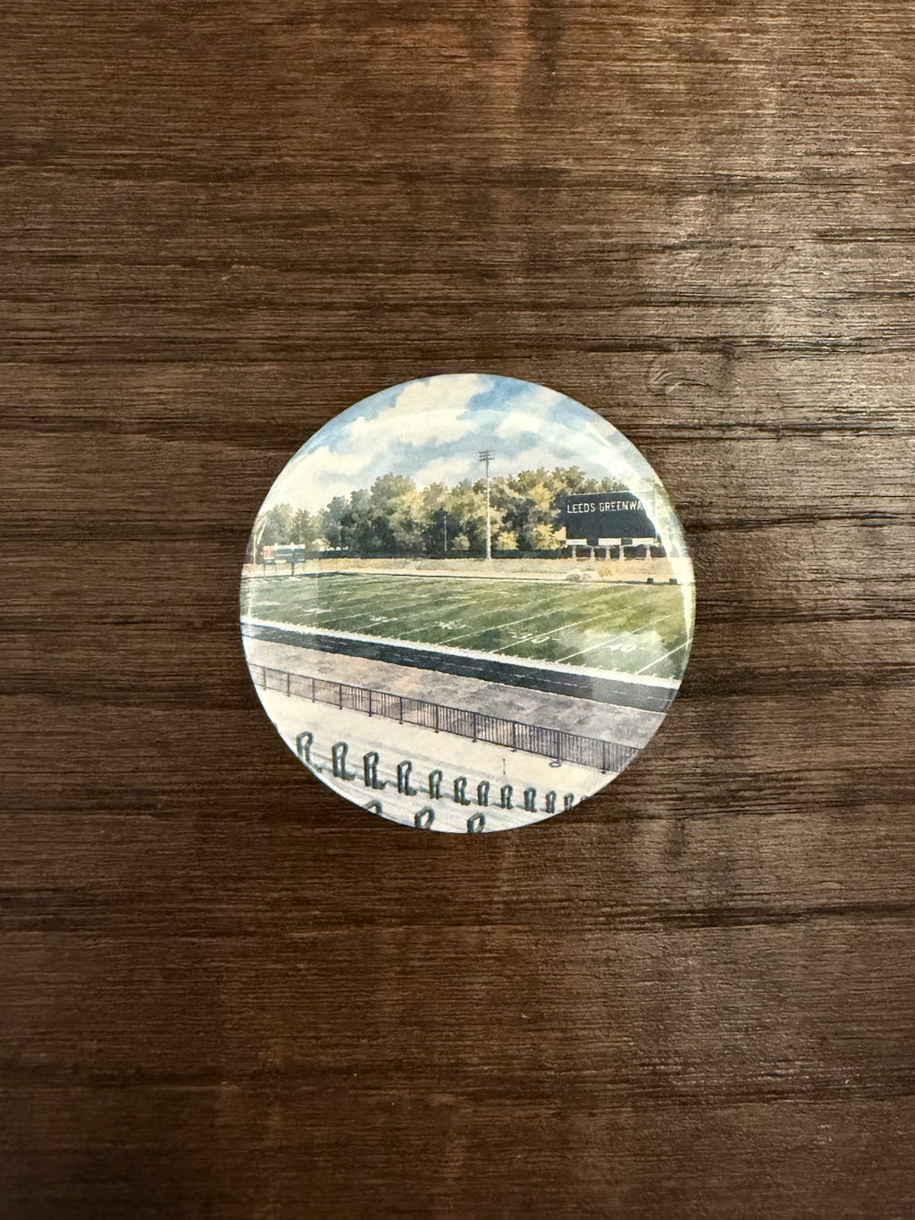 Leeds Football Stadium Button