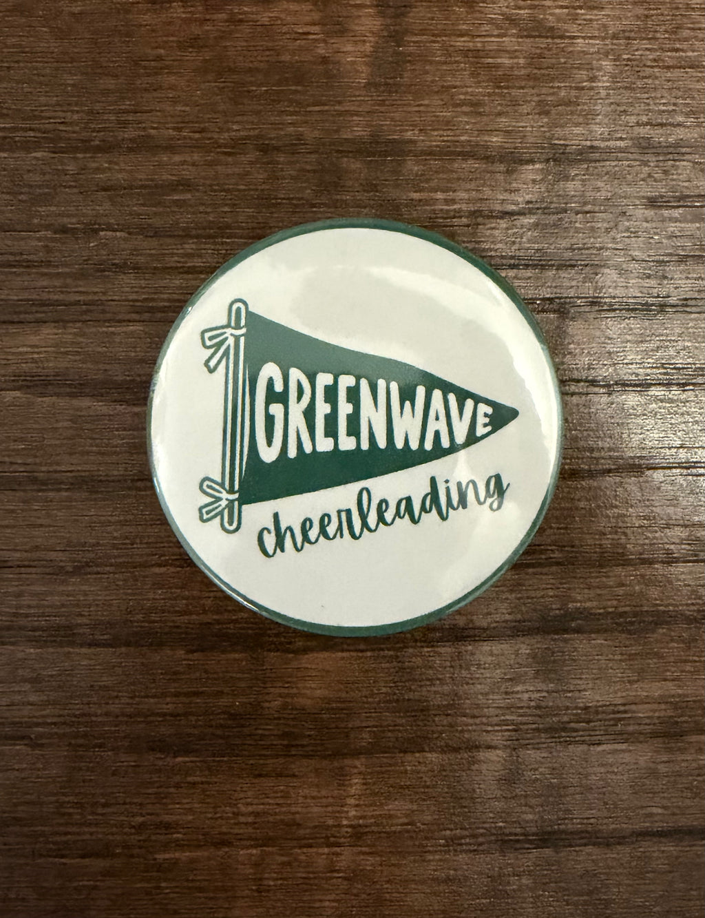 Customizable School Sports Button