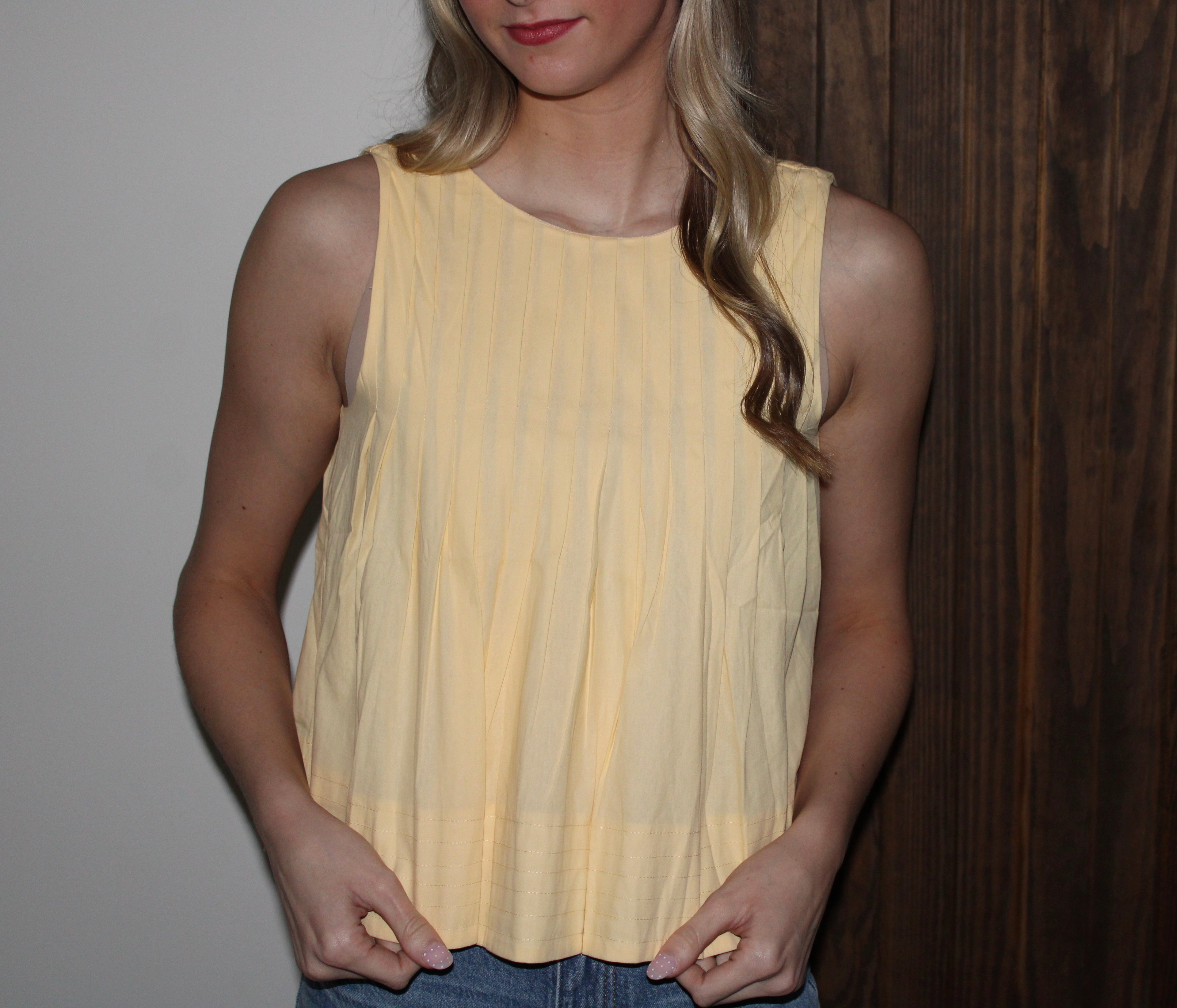 Hadley Top - Butter Yellow