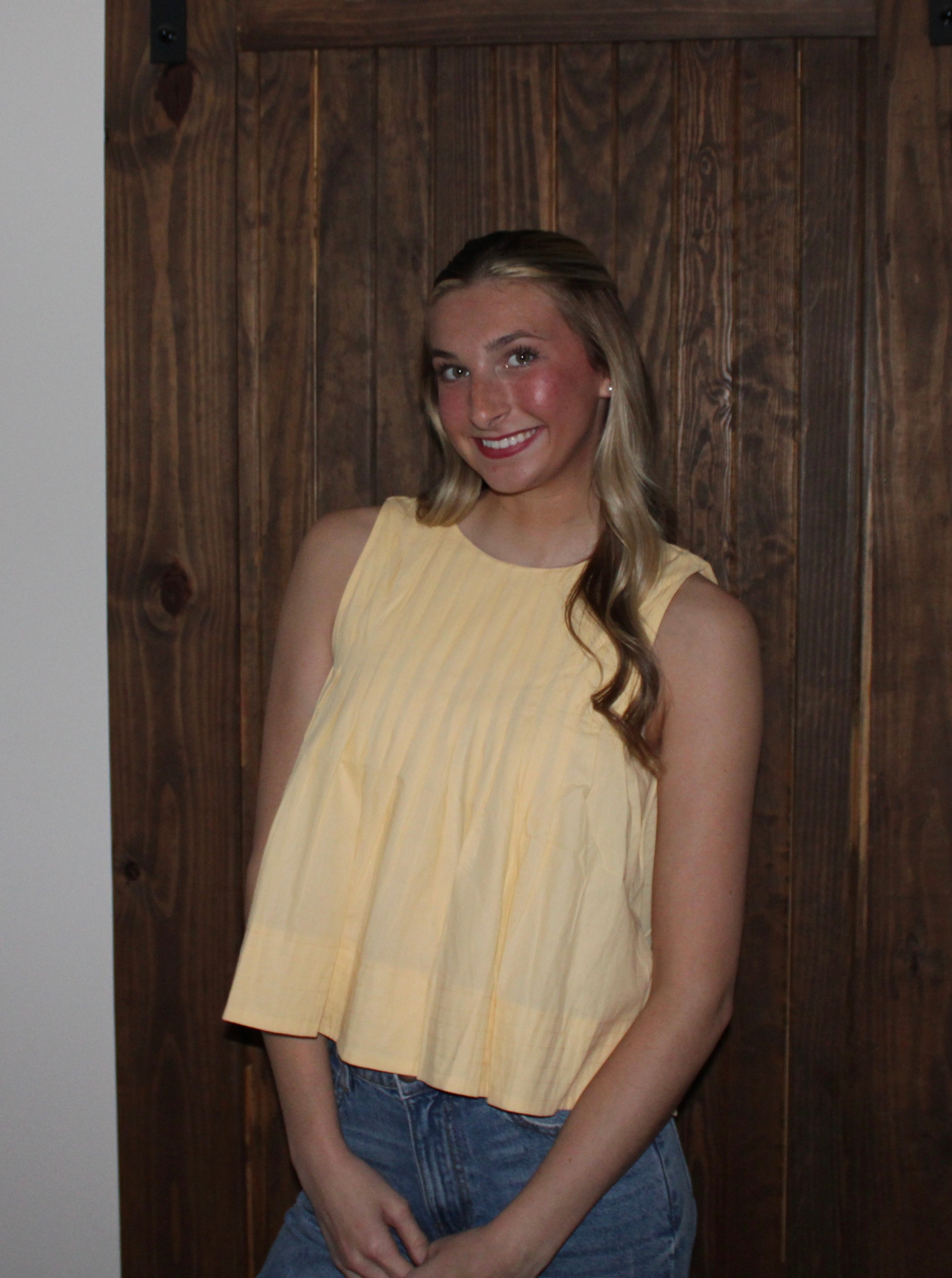 Hadley Top - Butter Yellow