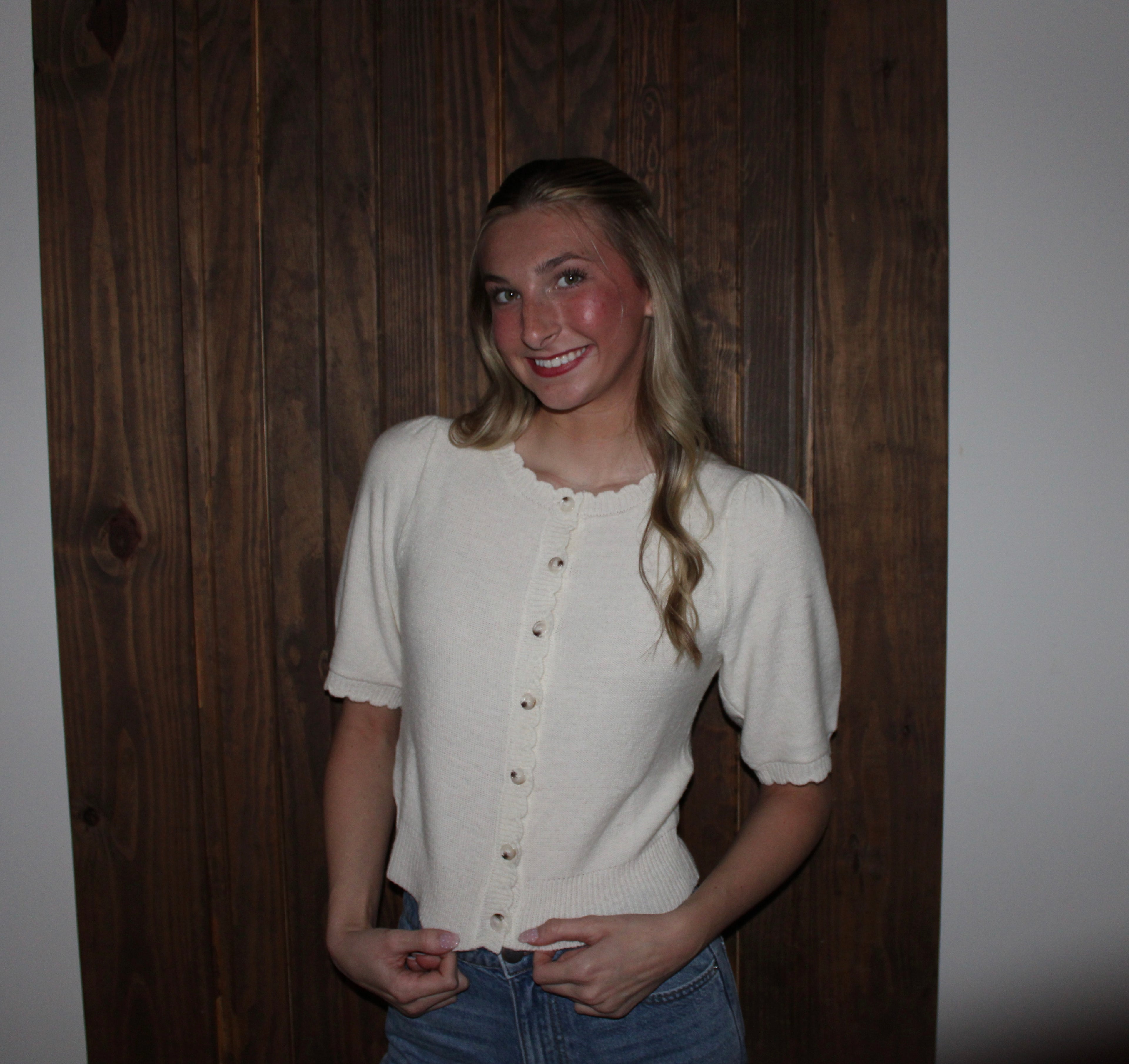 Sloane Knit Cardigan - Ivory