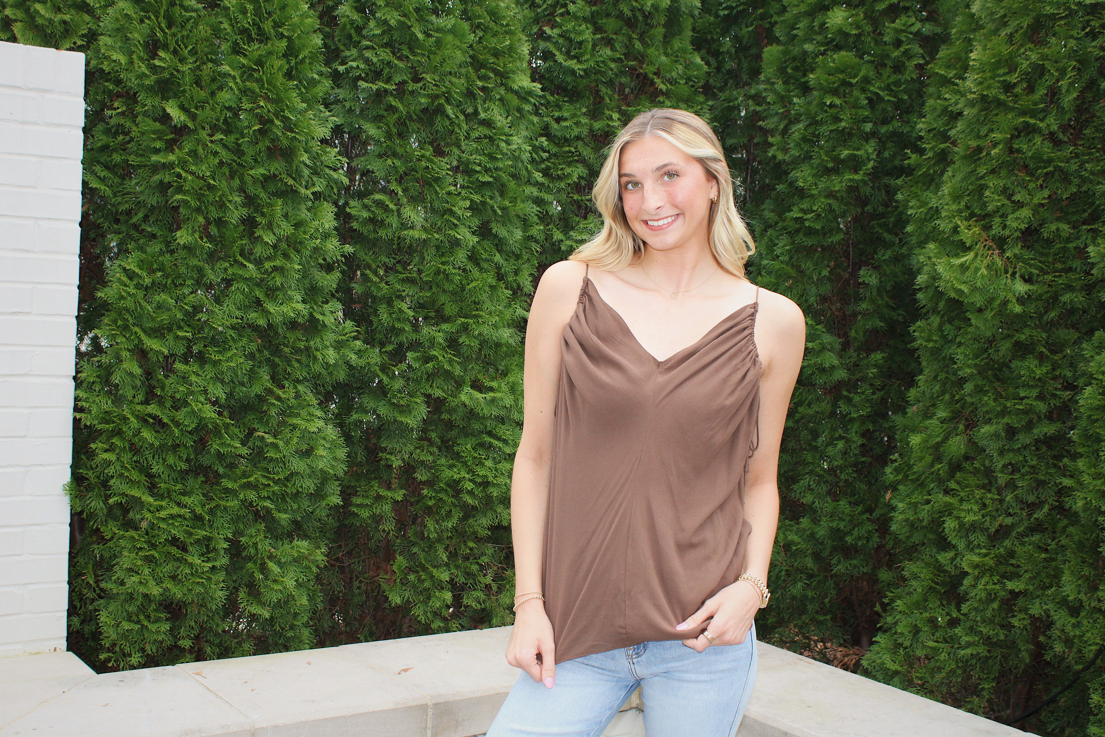 Francis Flowy Side Tie Top