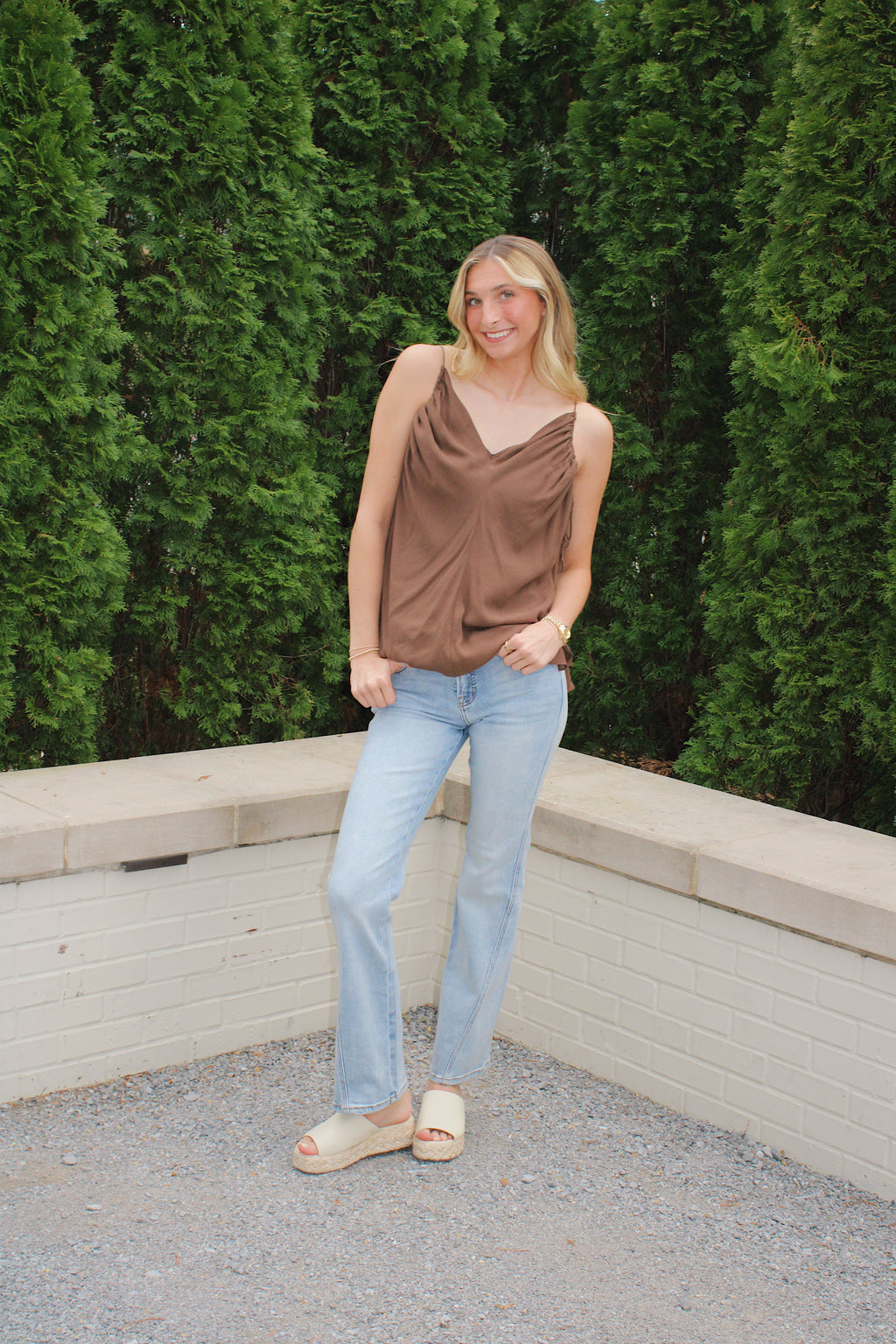 Francis Flowy Side Tie Top