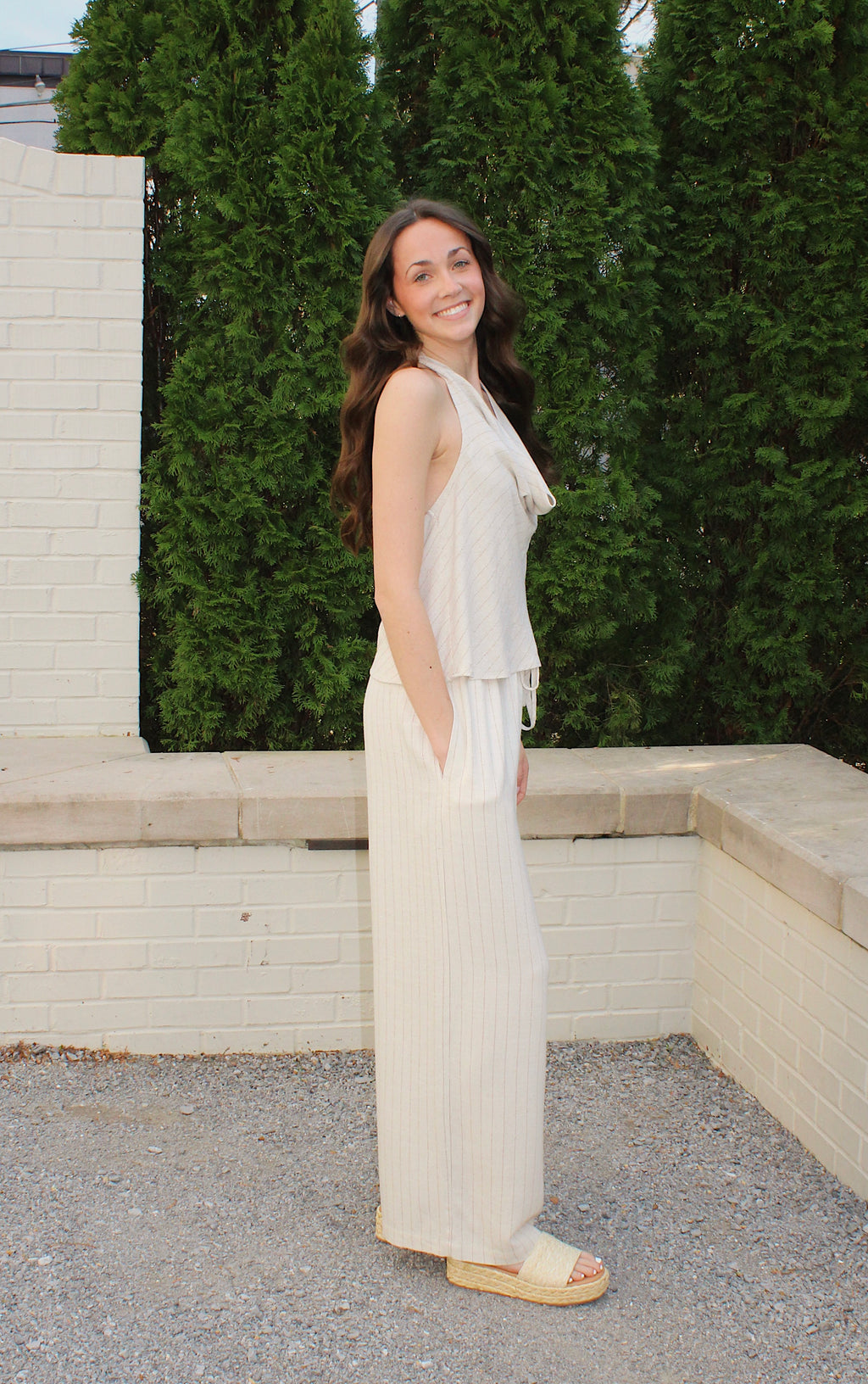 Hannah Linen Pants Set