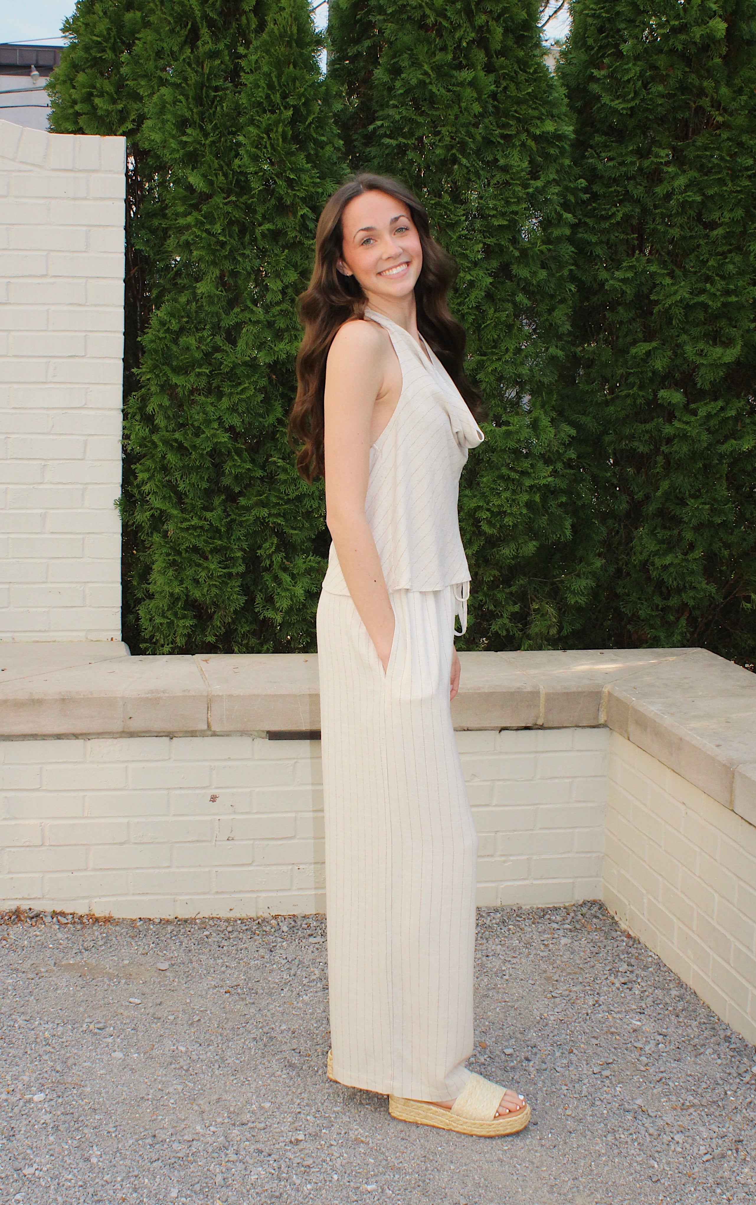 Hannah Linen Pants Set