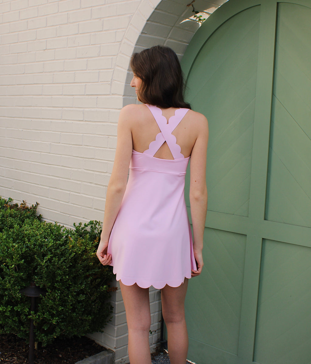 Bella Scalloped Athletic Dress