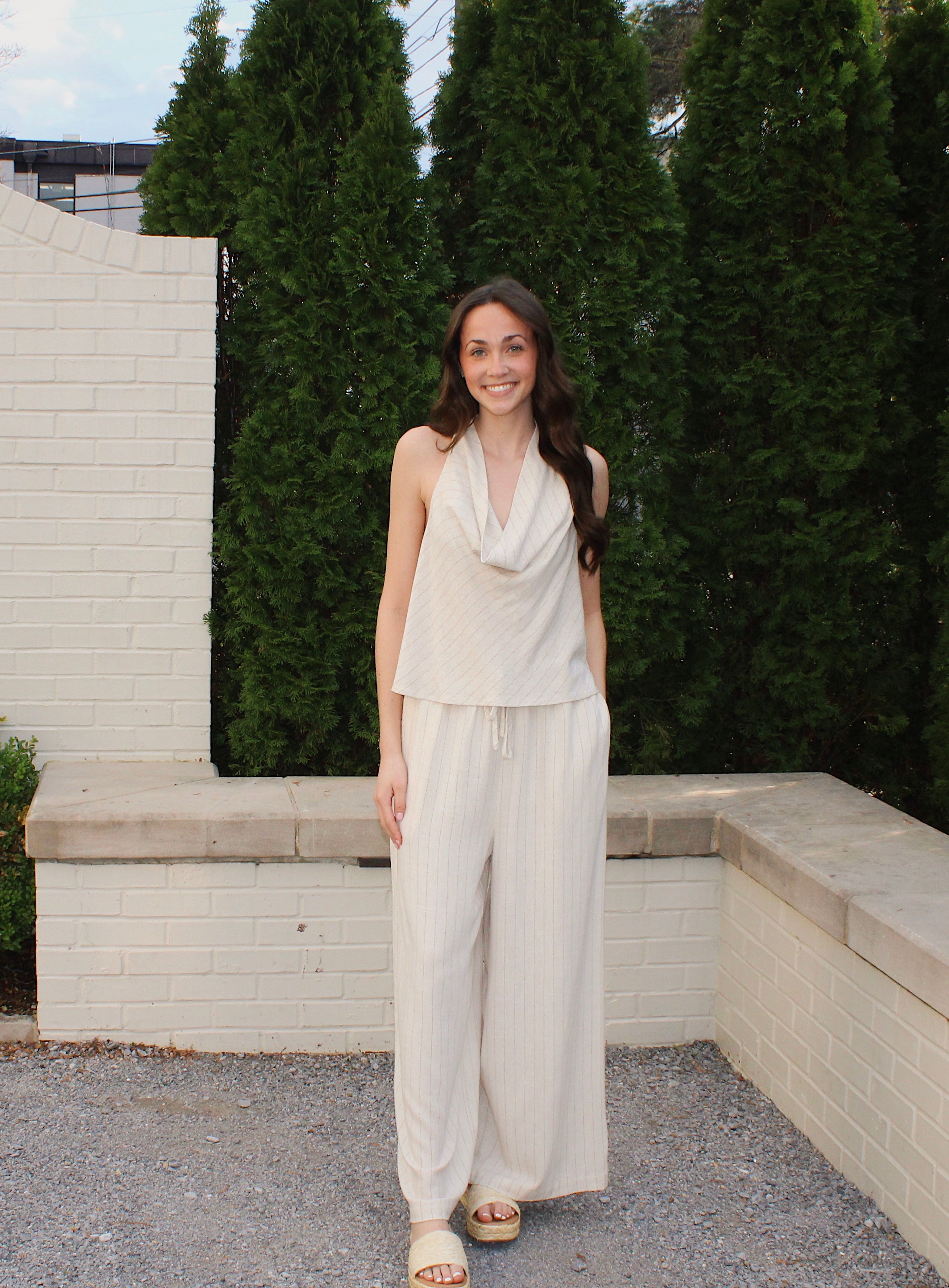 Hannah Linen Pants Set