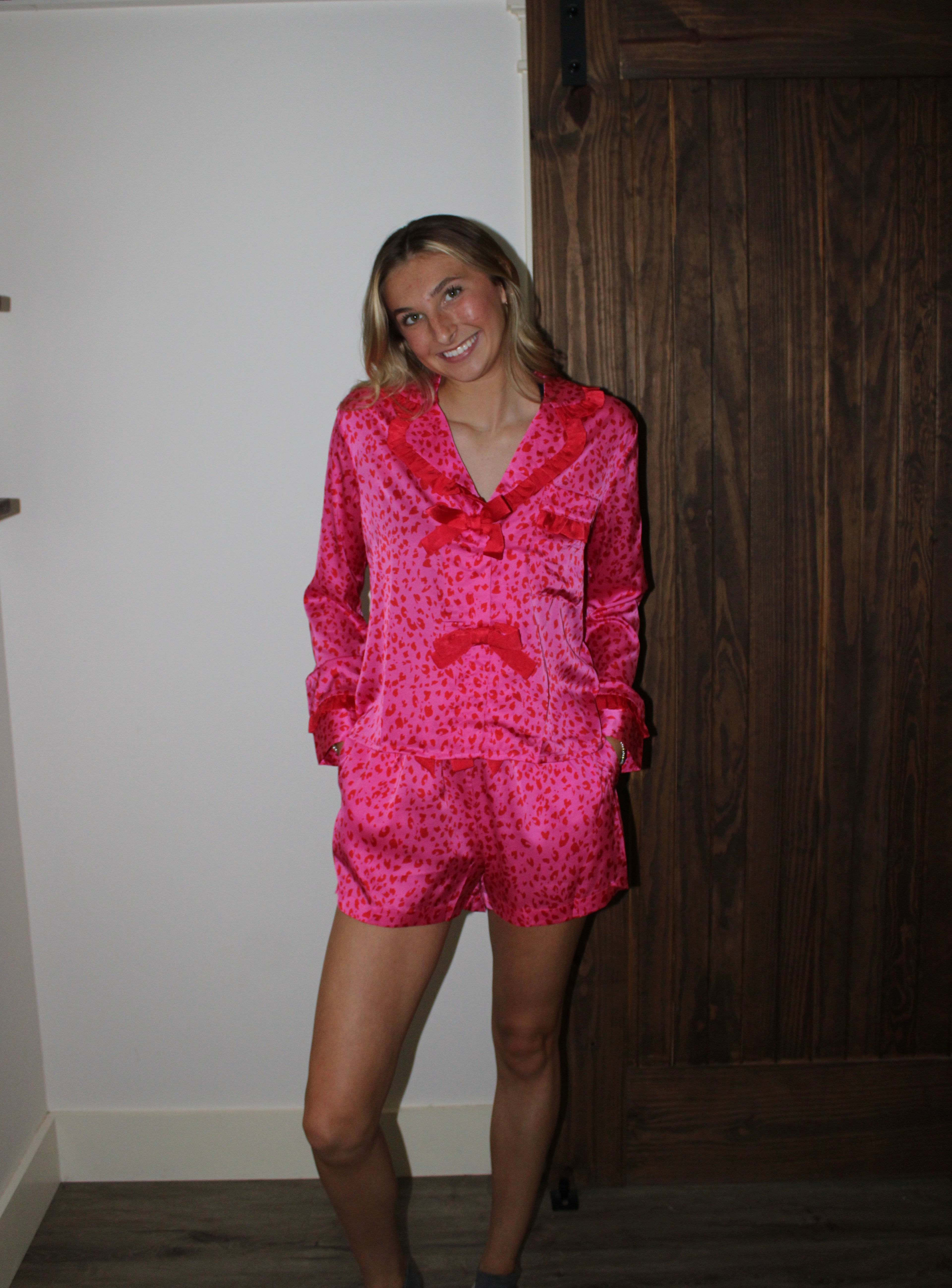 Midnight Cheetah Pajama Set