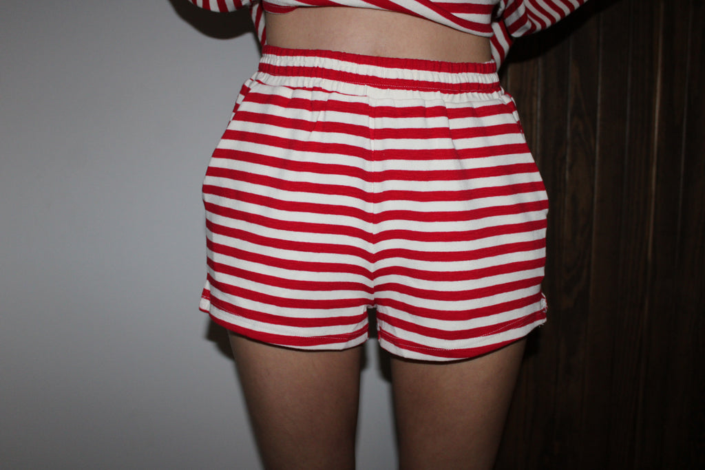 Peppermint Stripes Shorts