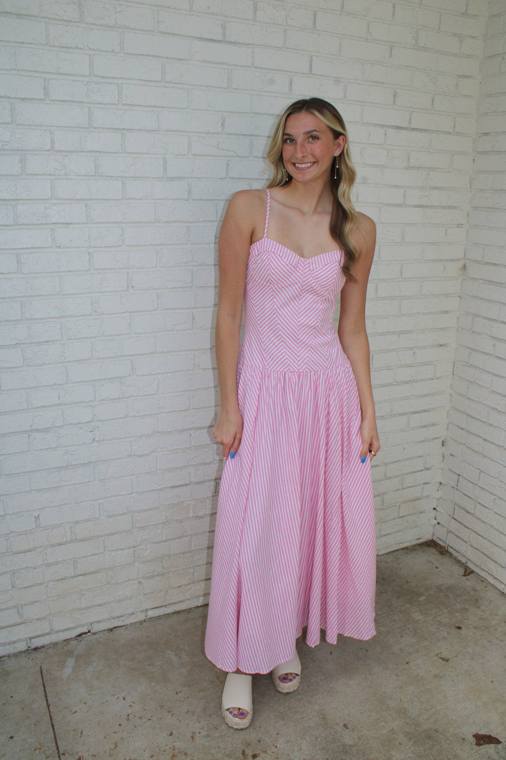 Bentley Striped Maxi Dress