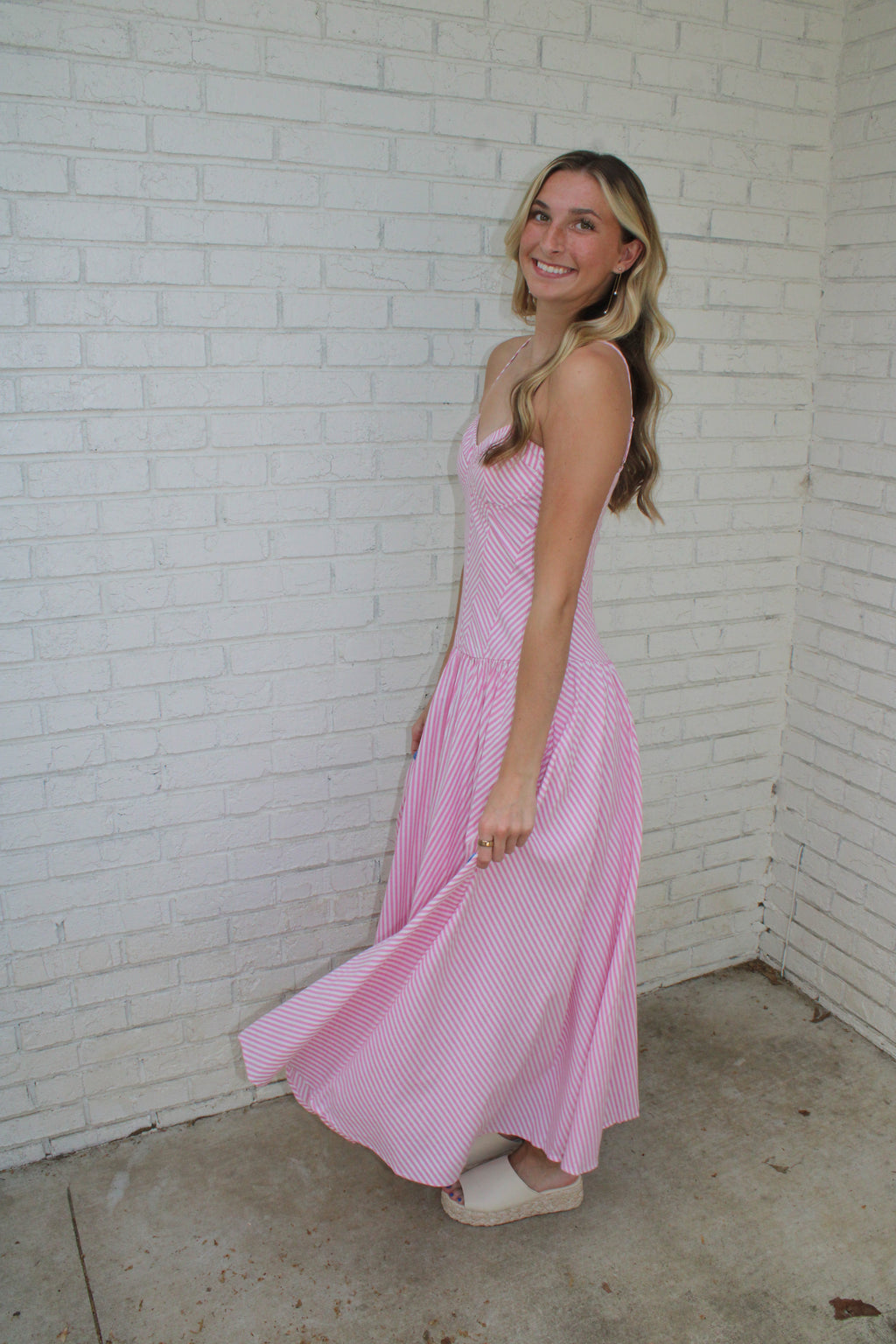 Bentley Striped Maxi Dress