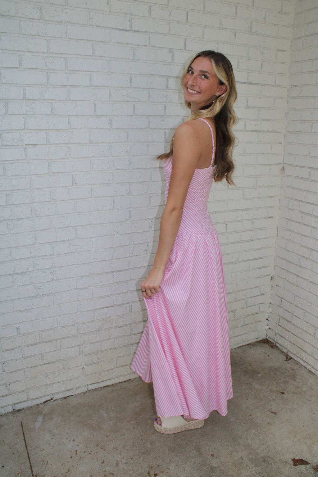 Bentley Striped Maxi Dress