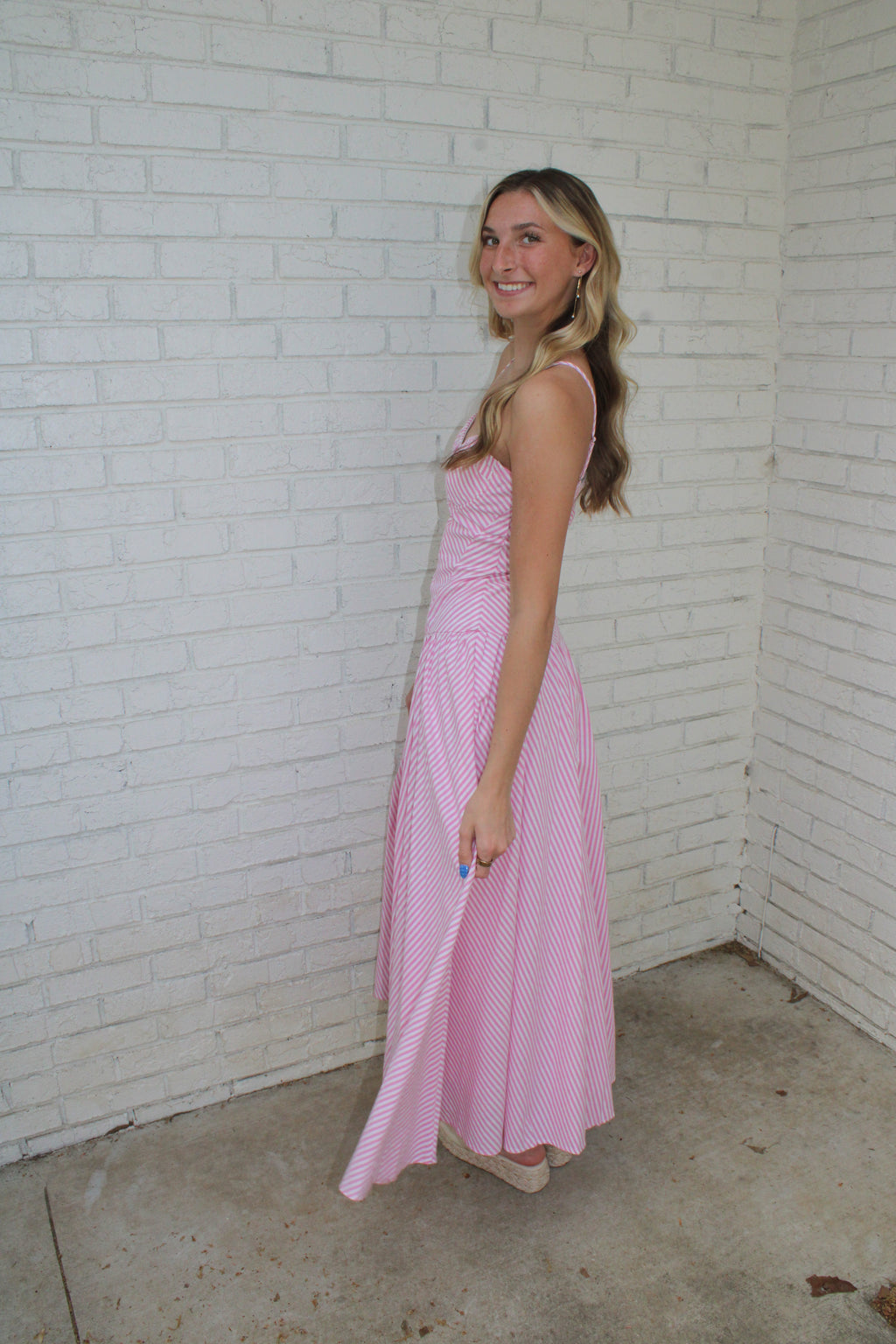 Bentley Striped Maxi Dress