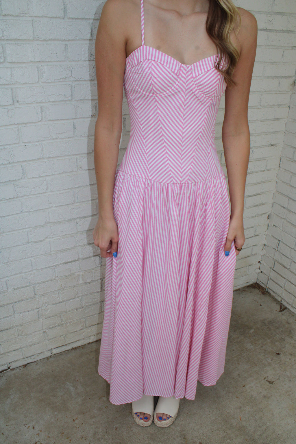 Bentley Striped Maxi Dress