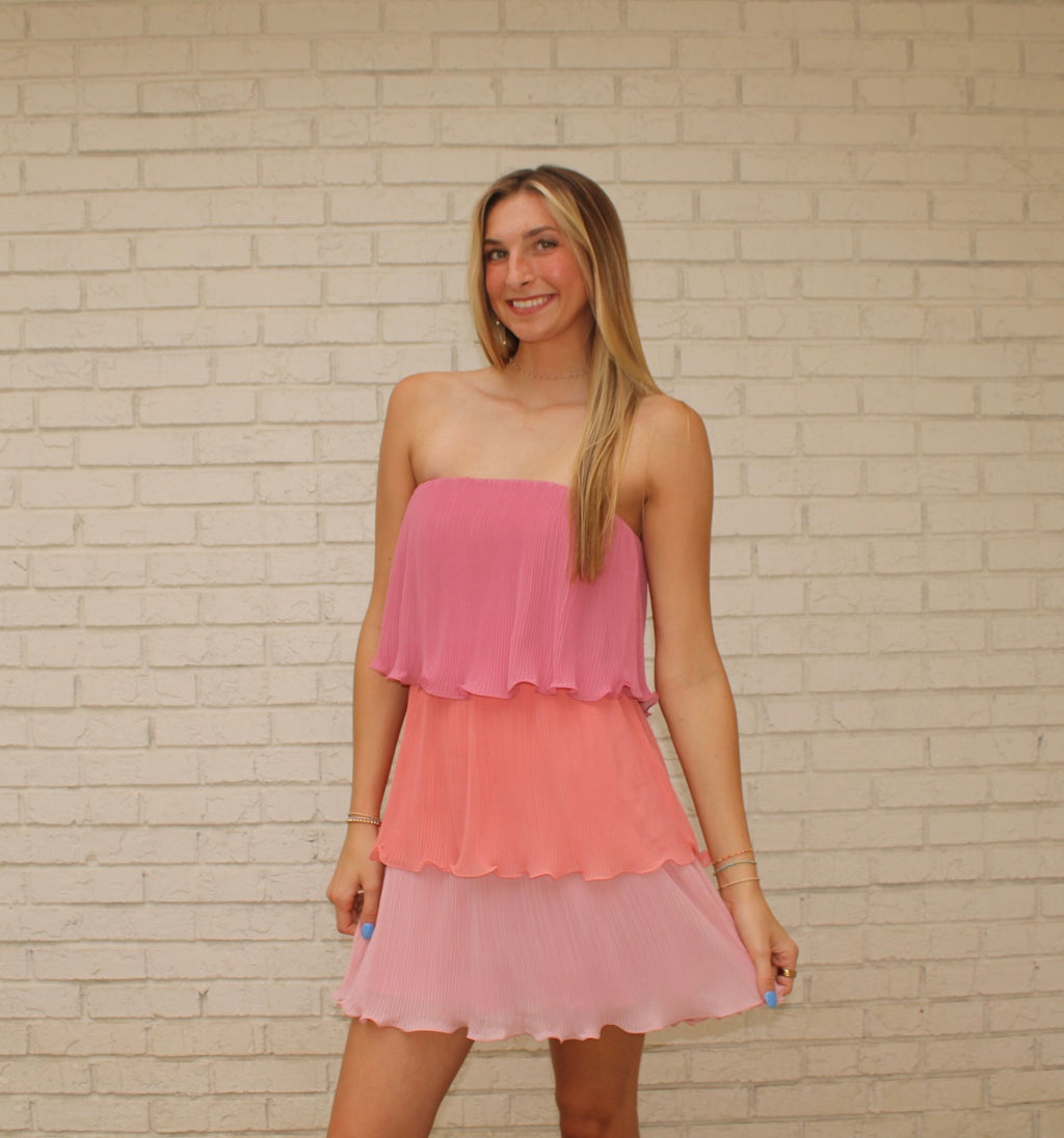 Sherbet Pleated Mini