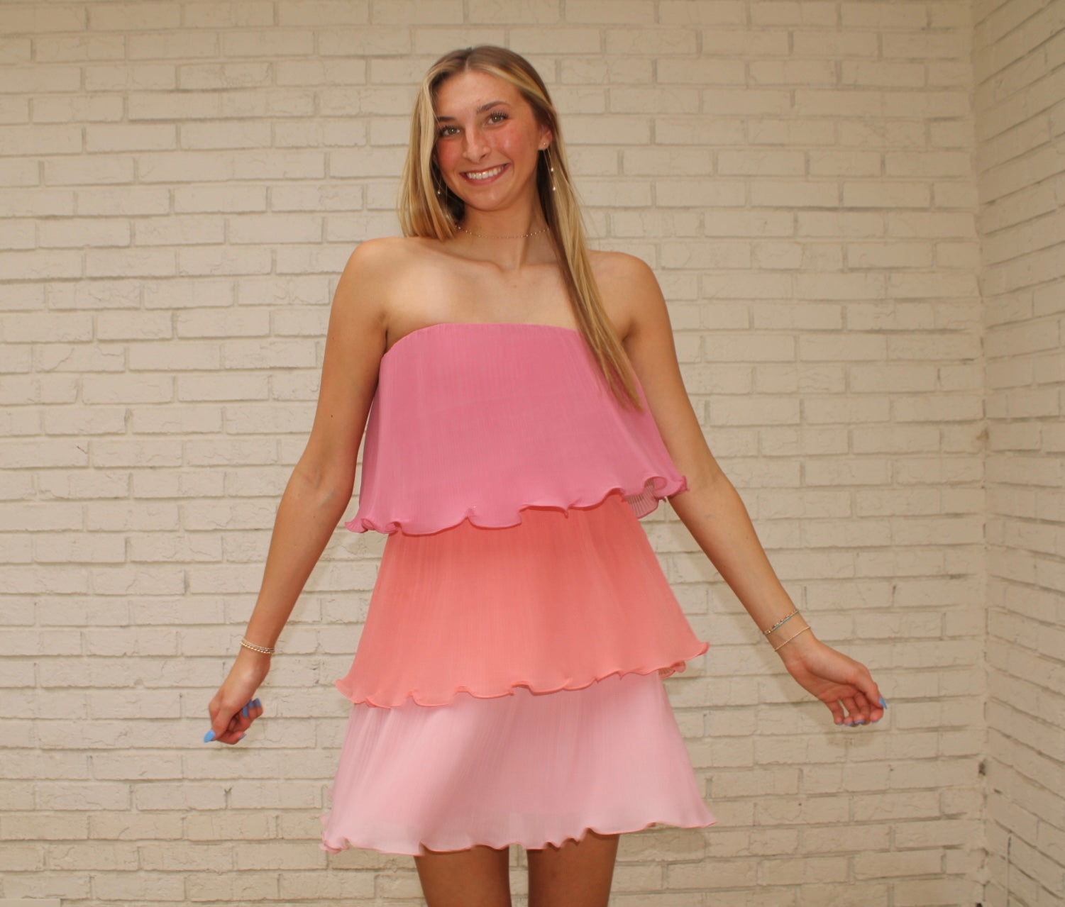 Sherbet Pleated Mini