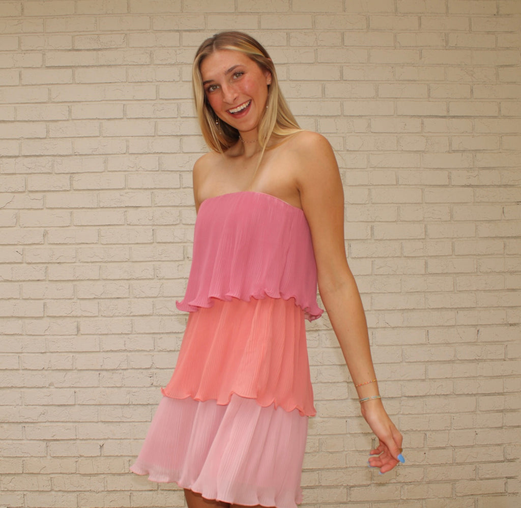 Sherbet Pleated Mini