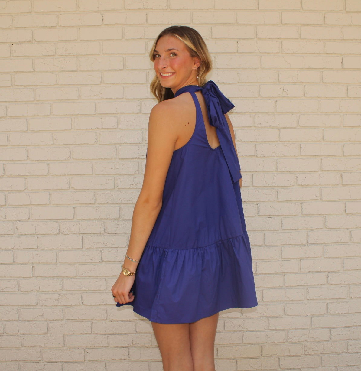 Elaina Mock Neck Mini