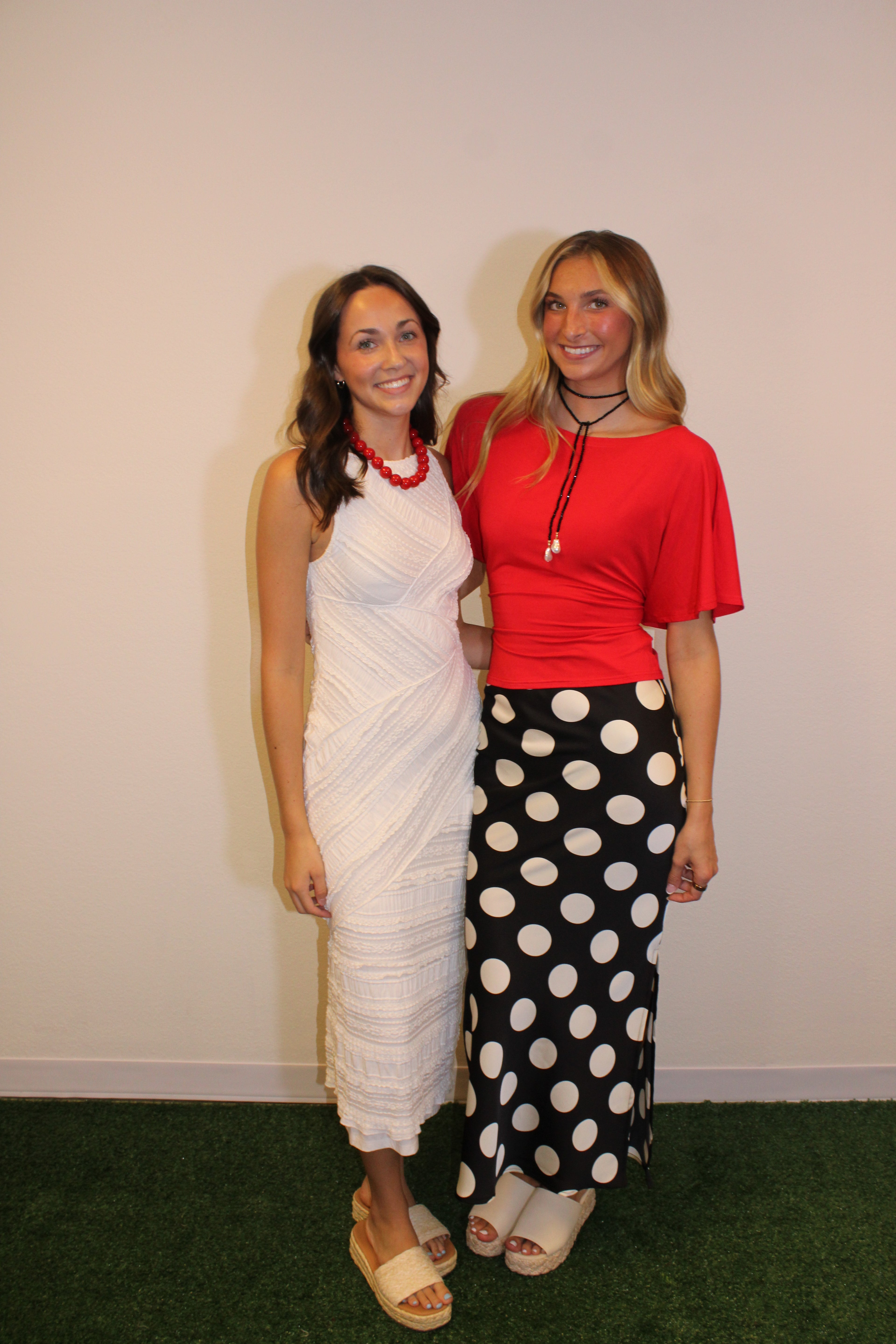 Emmaline Polka Dot Maxi Skirt