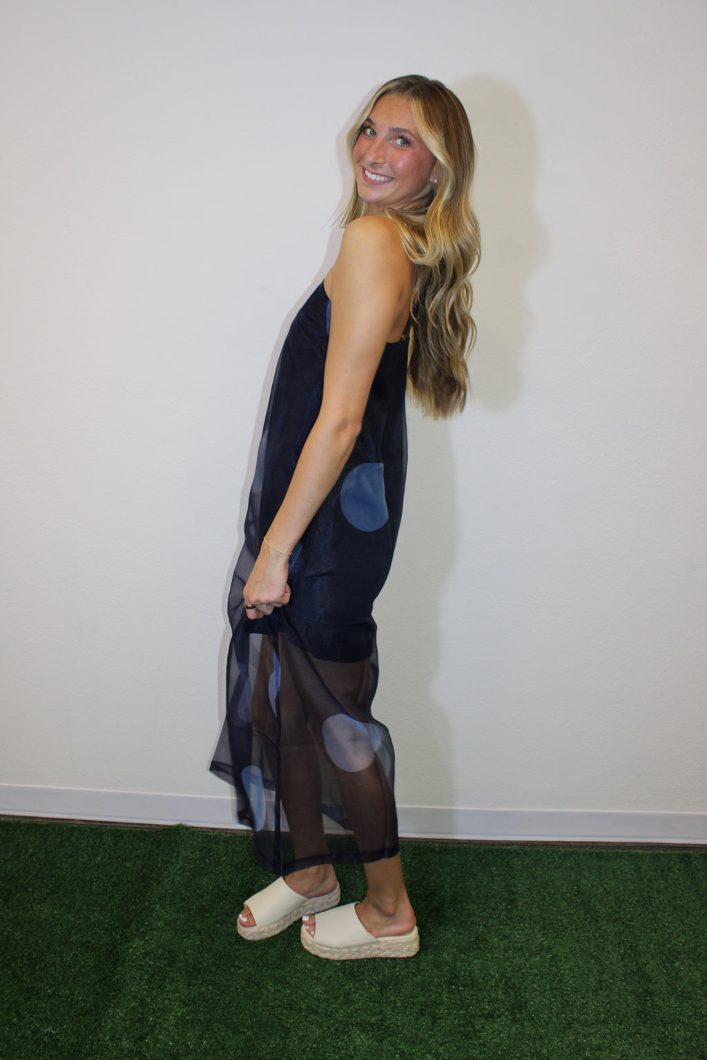 Game Time Polka Dot Maxi