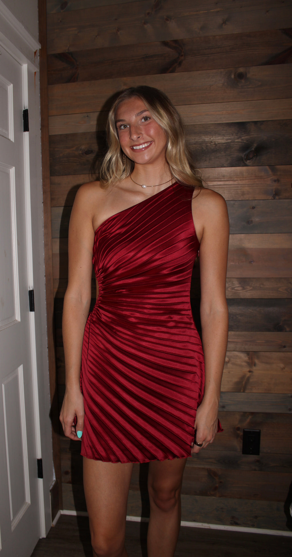 Melanie One-Shoulder Mini