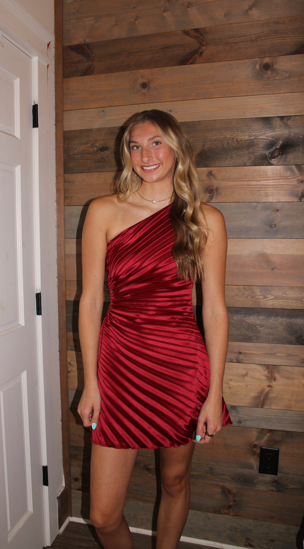 Melanie One-Shoulder Mini