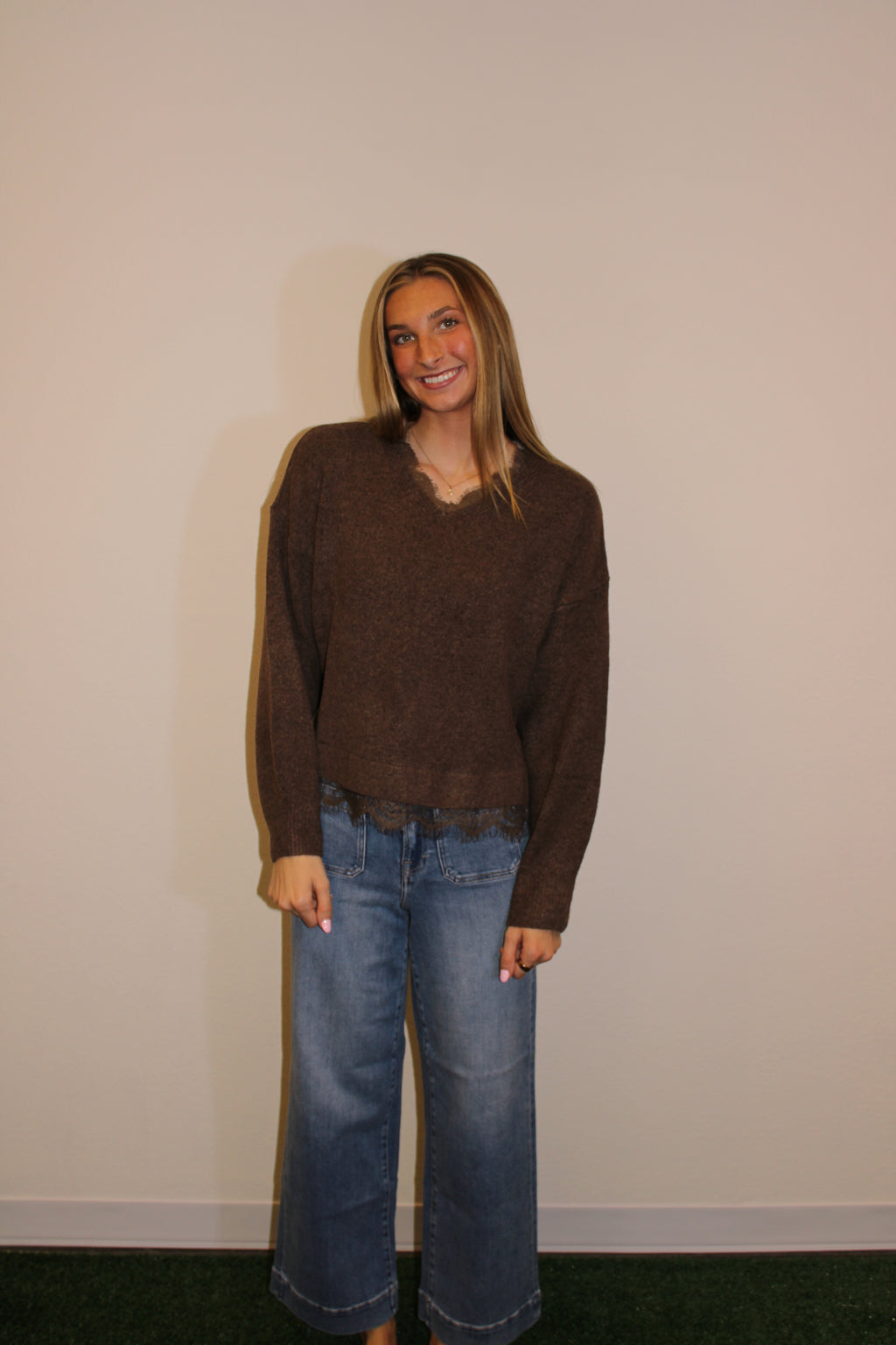 Lanie Lace Sweater