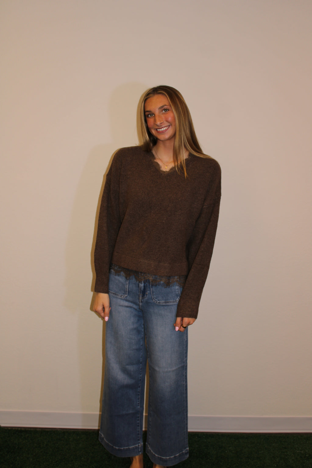 Lanie Lace Sweater