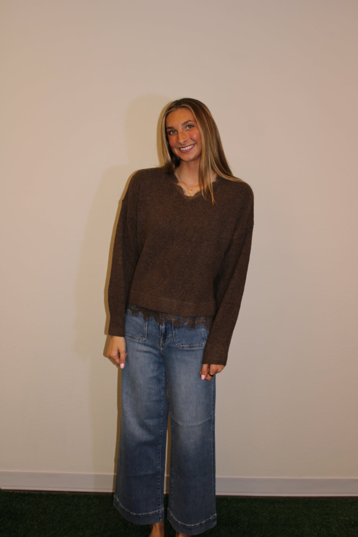 Lanie Lace Sweater