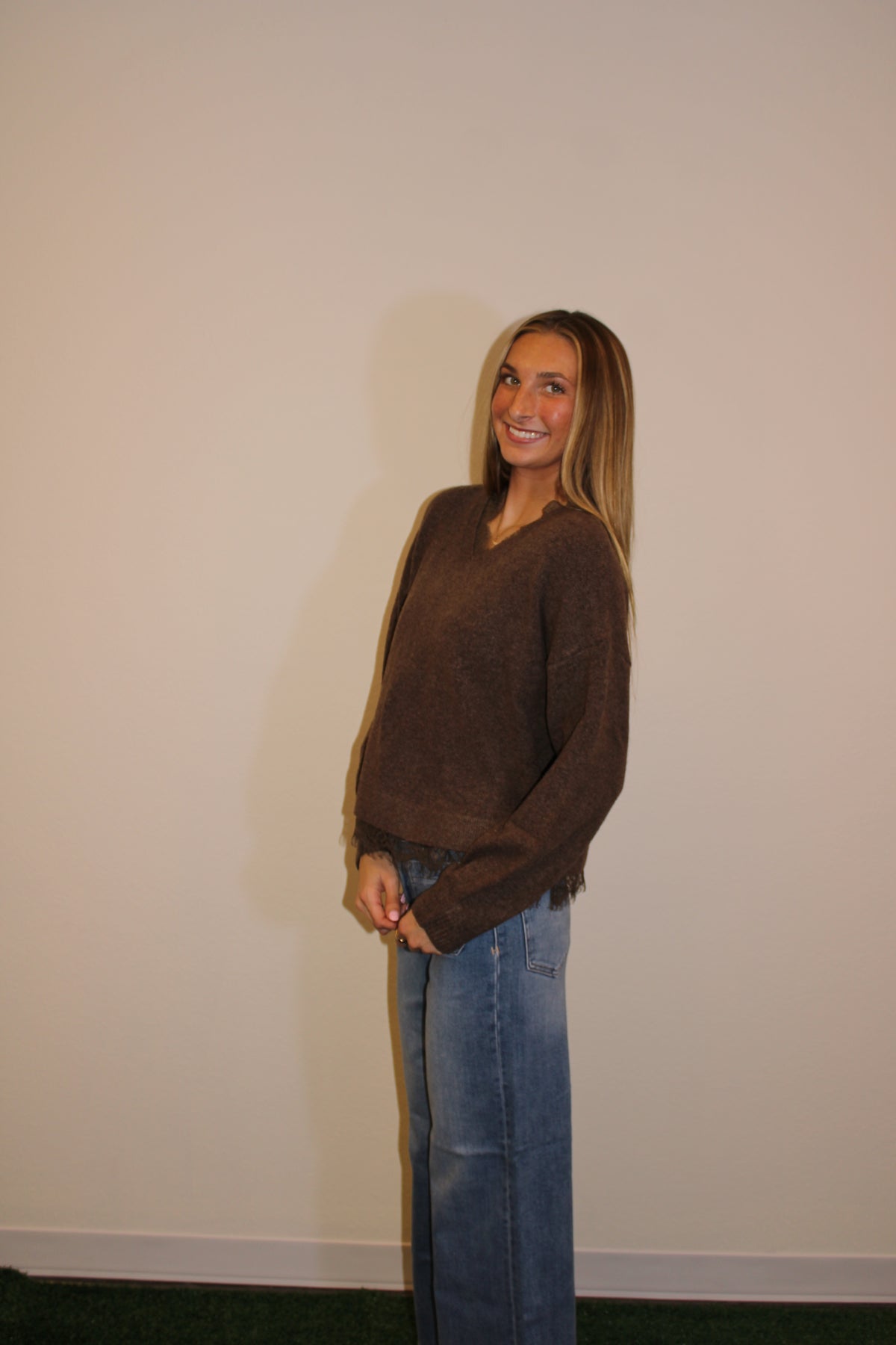 Lanie Lace Sweater