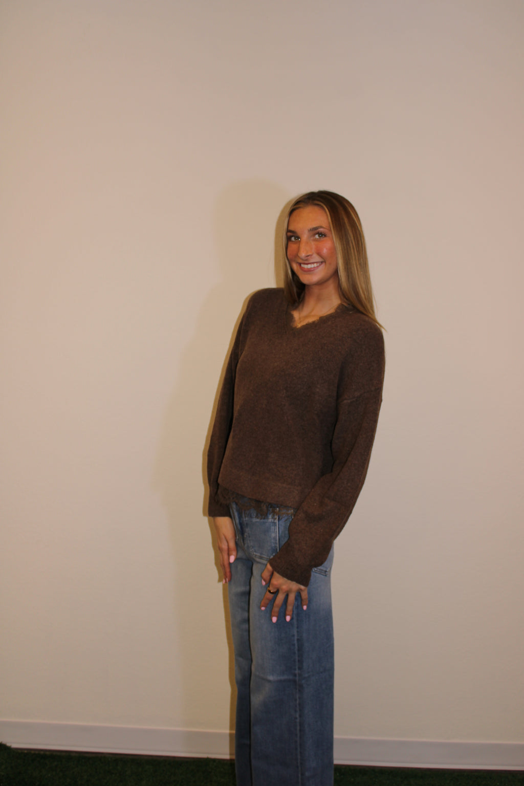 Lanie Lace Sweater