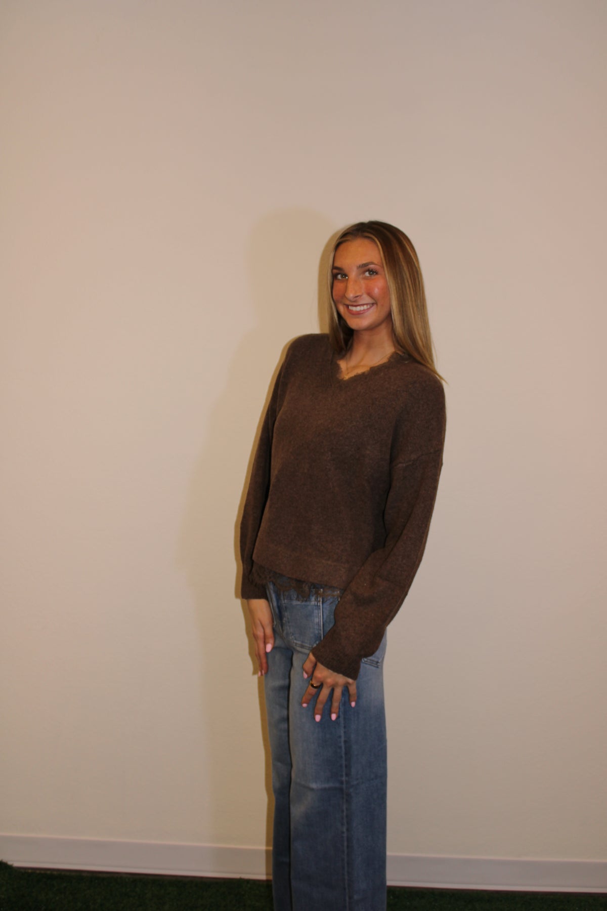 Lanie Lace Sweater