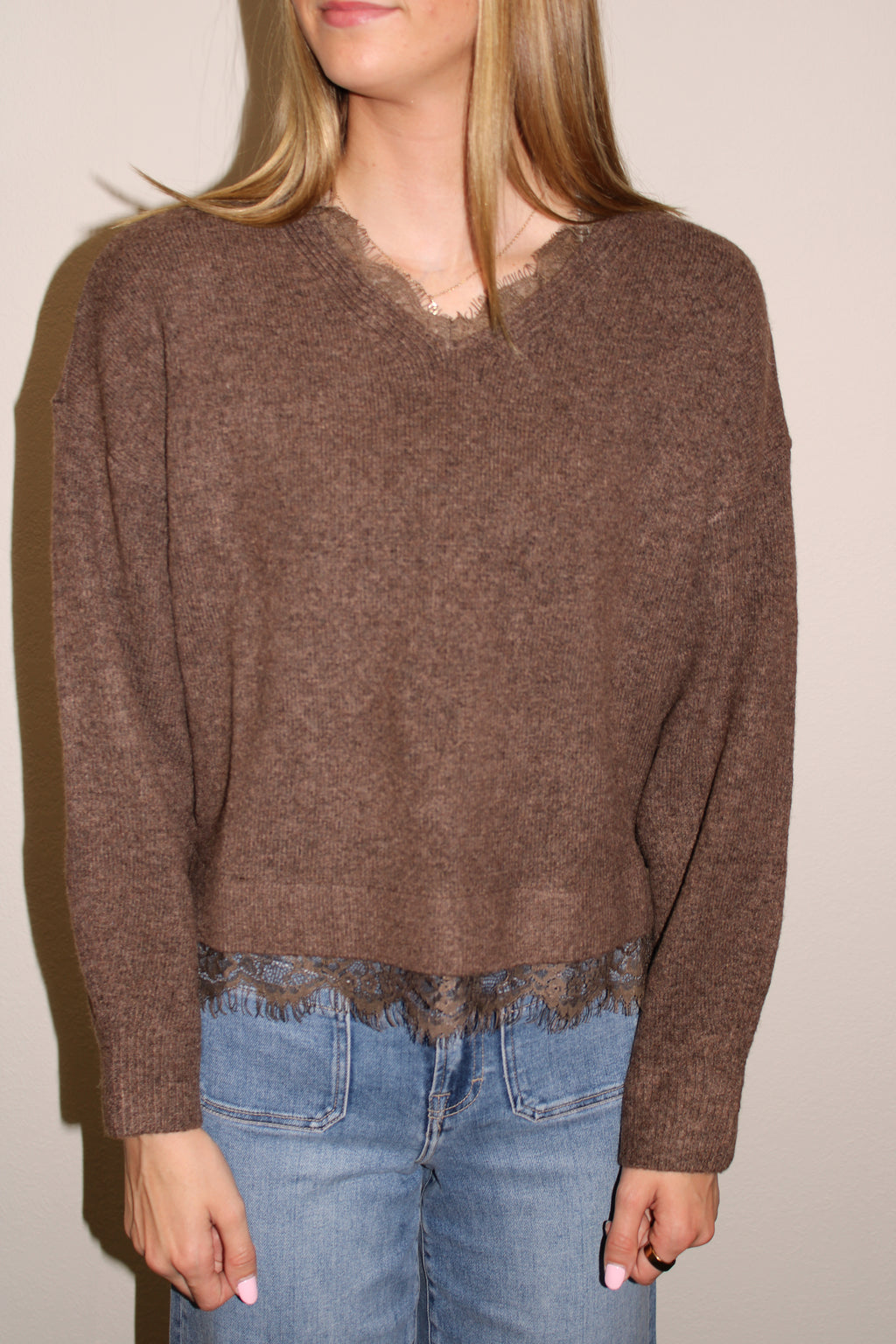 Lanie Lace Sweater