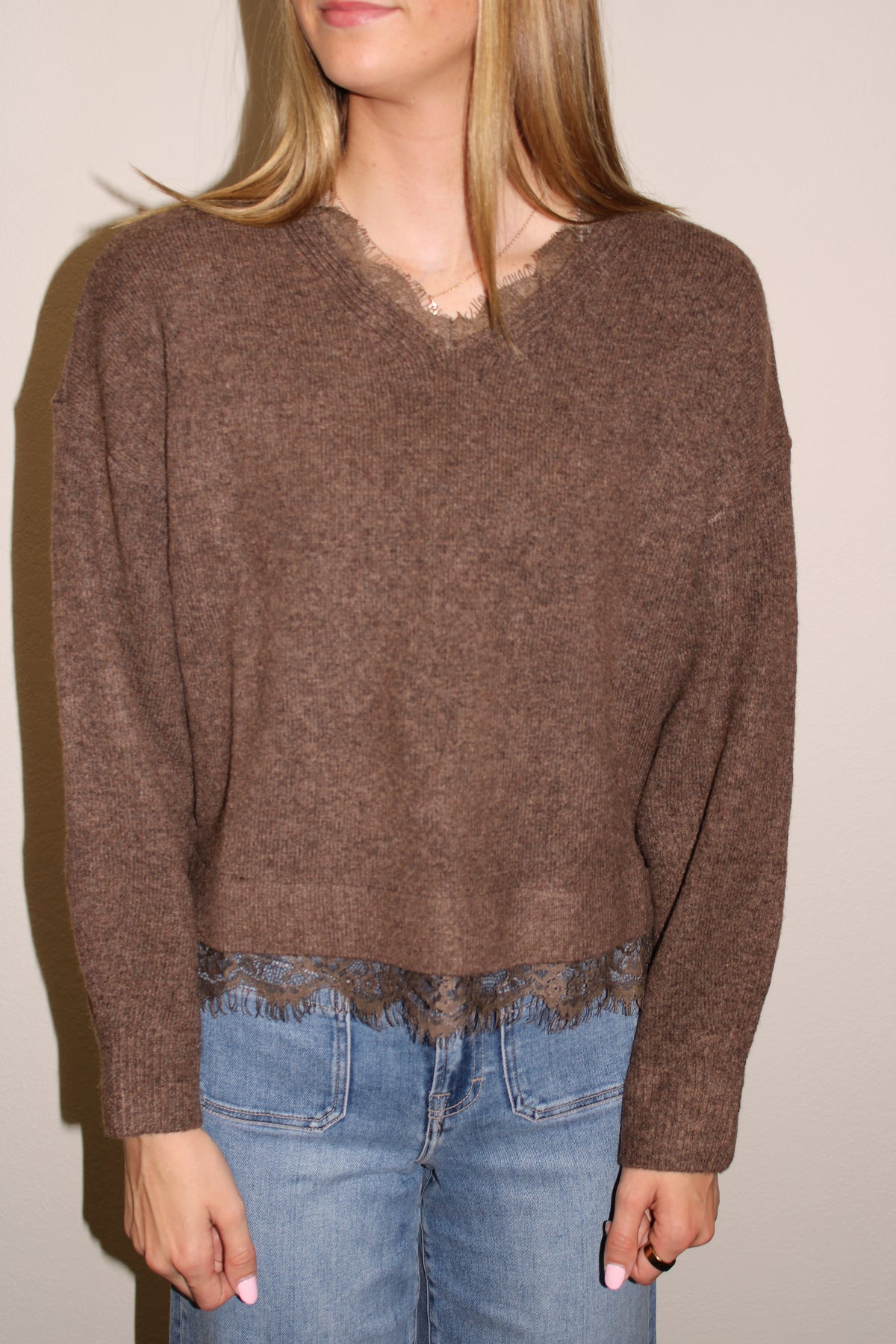 Lanie Lace Sweater