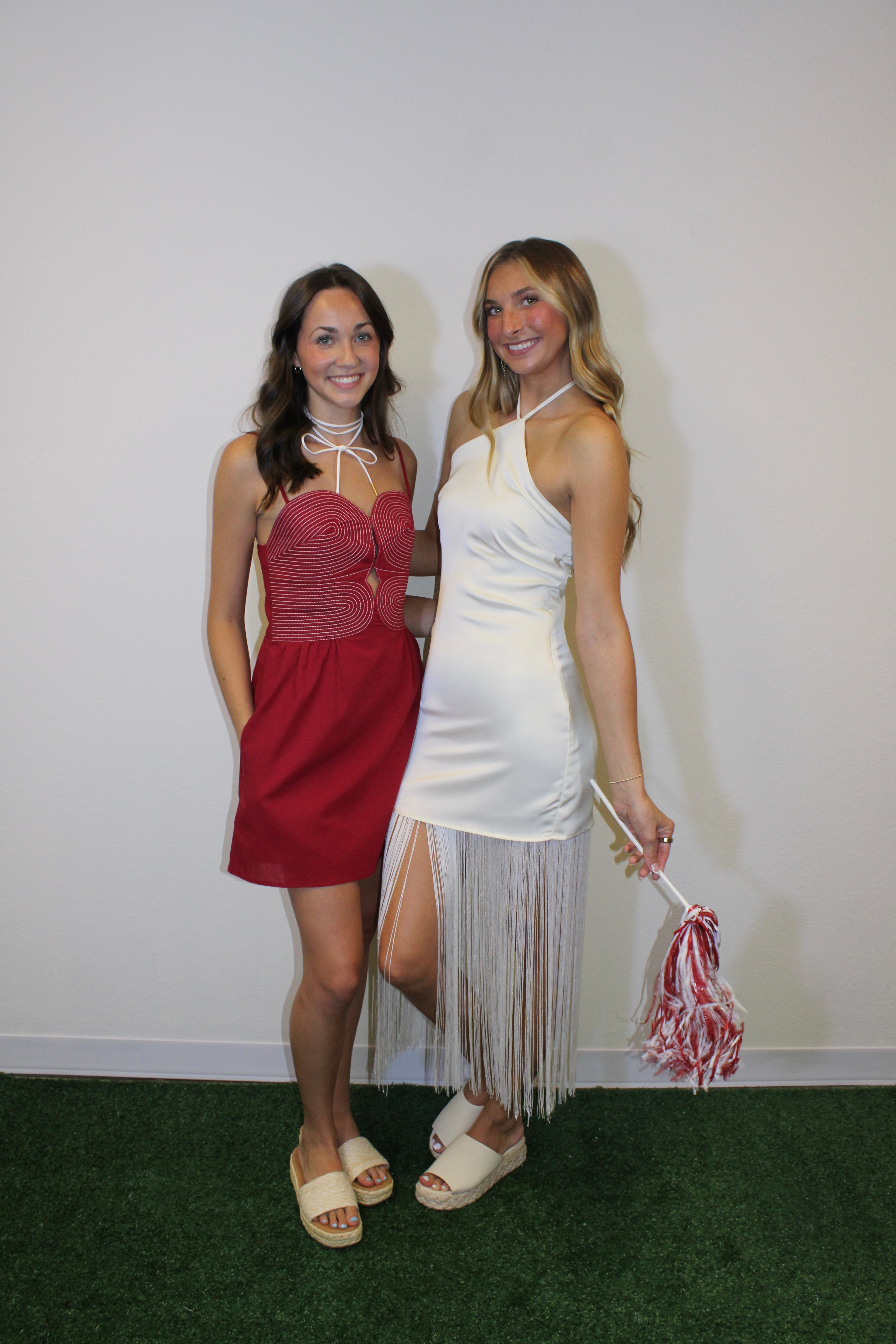 Amelia Top Stitch Sleeveless Mini Dress