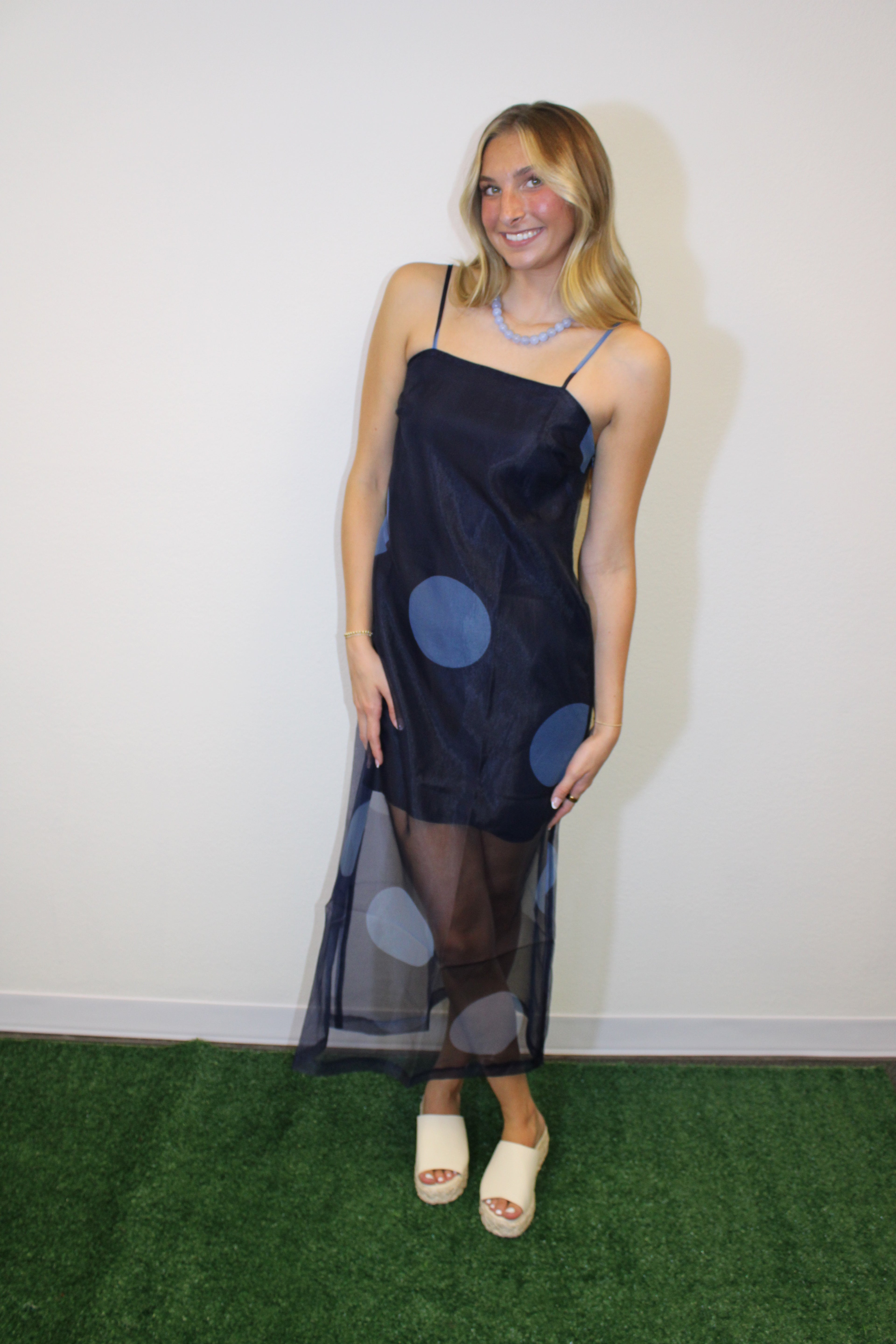 Game Time Polka Dot Maxi